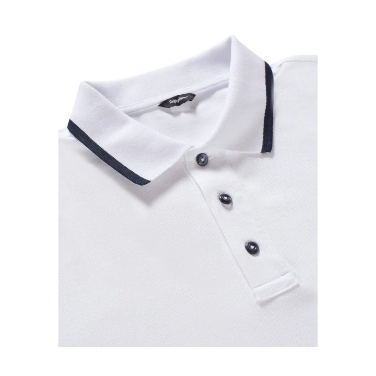 Polo Uomo Ray Bianca bordi a contrasto - immagine 3