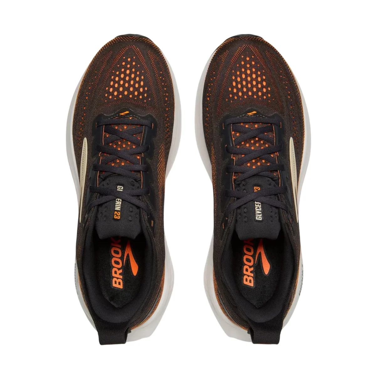 Scarpa Running Uomo Glycerin 23 Nero/Arancione - immagine 6