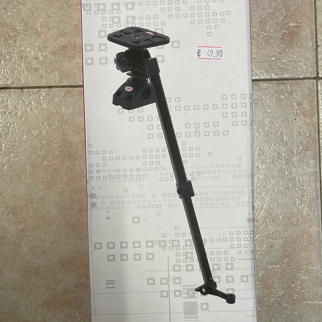 Berkley Fish Finder Holder Small con Telescopic Transducer Arm 29-52cm Supporto Ecoscandaglio con Supporto Sonda - immagine 2