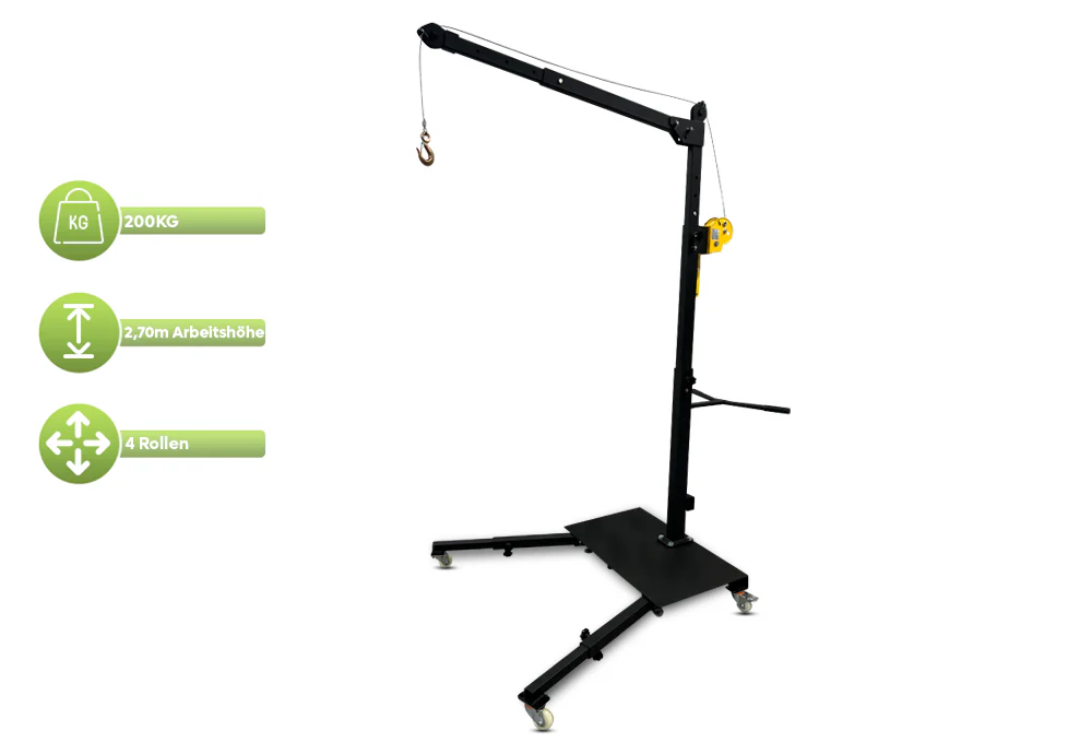 Gru / dispositivo di sollevamento per tende da tetto - immagine 3