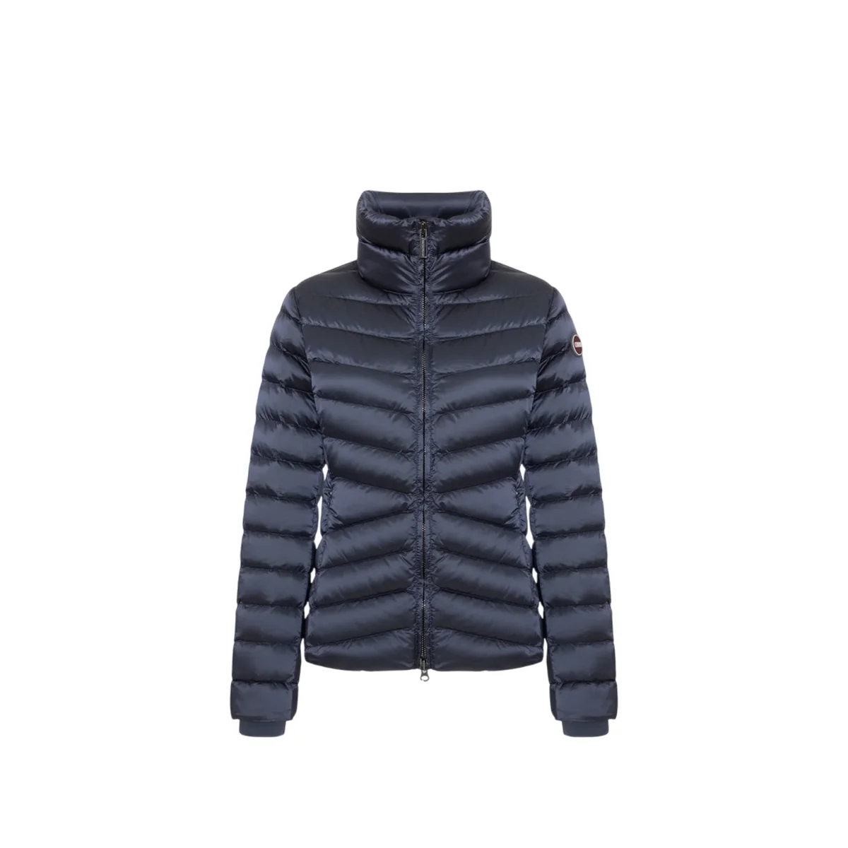 Piumino Donna corto sciancrato Blu - immagine 2