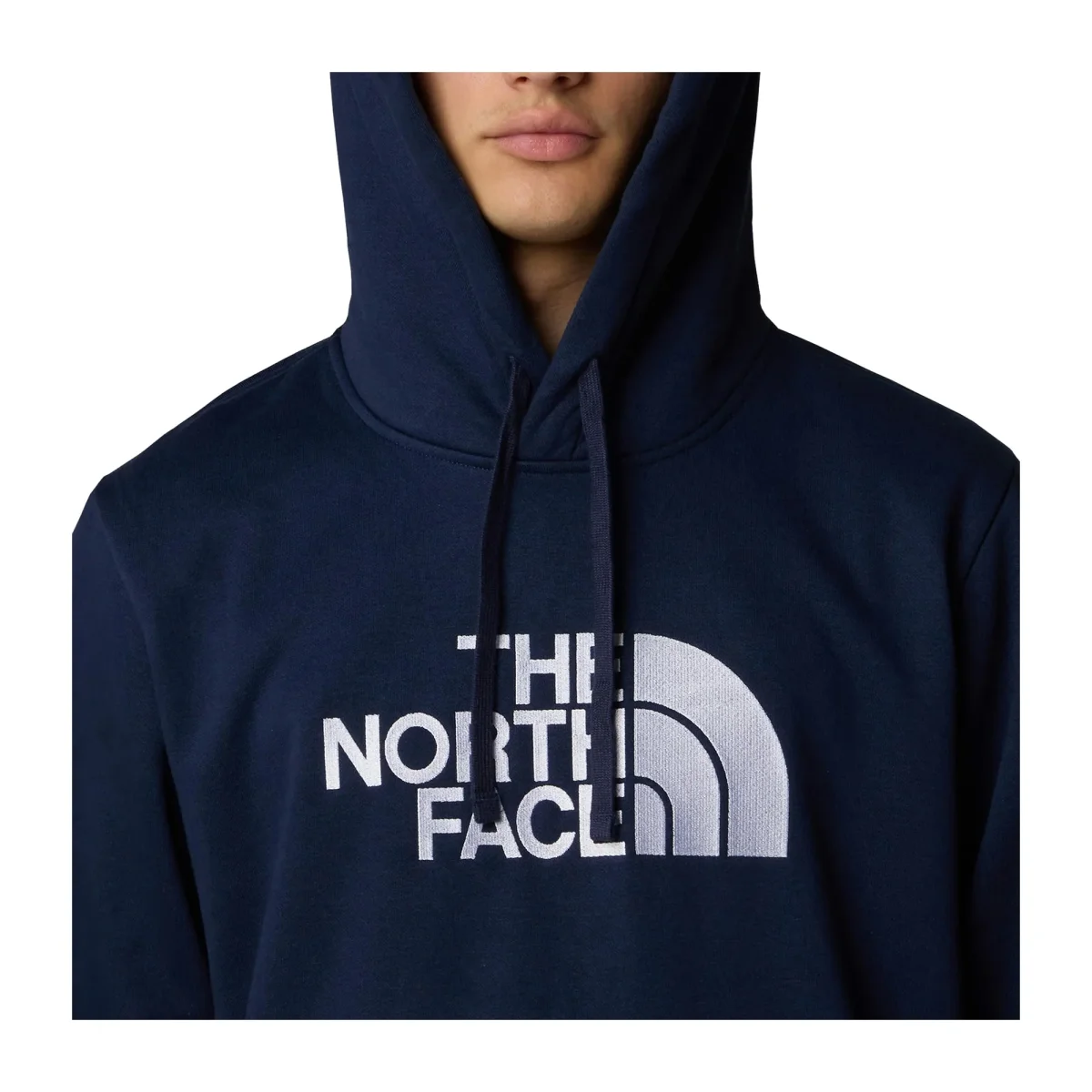 Felpa Uomo Navy con maxi tasca a marsupio - immagine 6