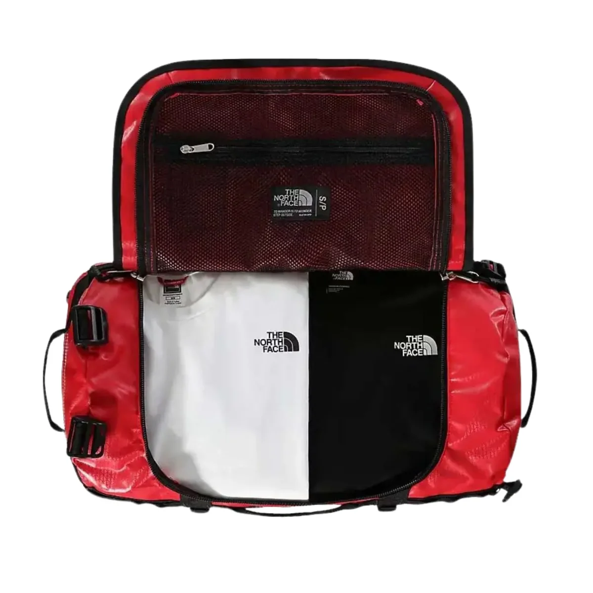 Borsone Uomo Camp Duffel S 50 Litri Rosso - immagine 5