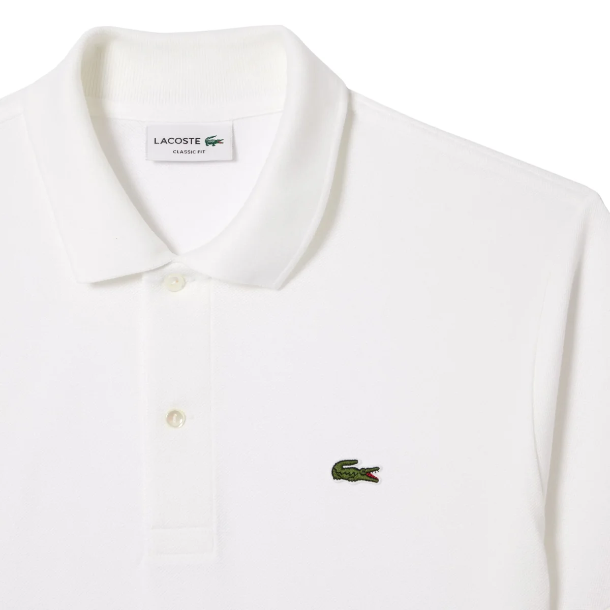 Polo Uomo "L.12.12" Piquet Di Cotone - Bianco - immagine 3