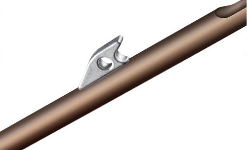 OMER ASTA INOX AMERIC 6,3MM X 140CM MONO ALETTA - immagine 2