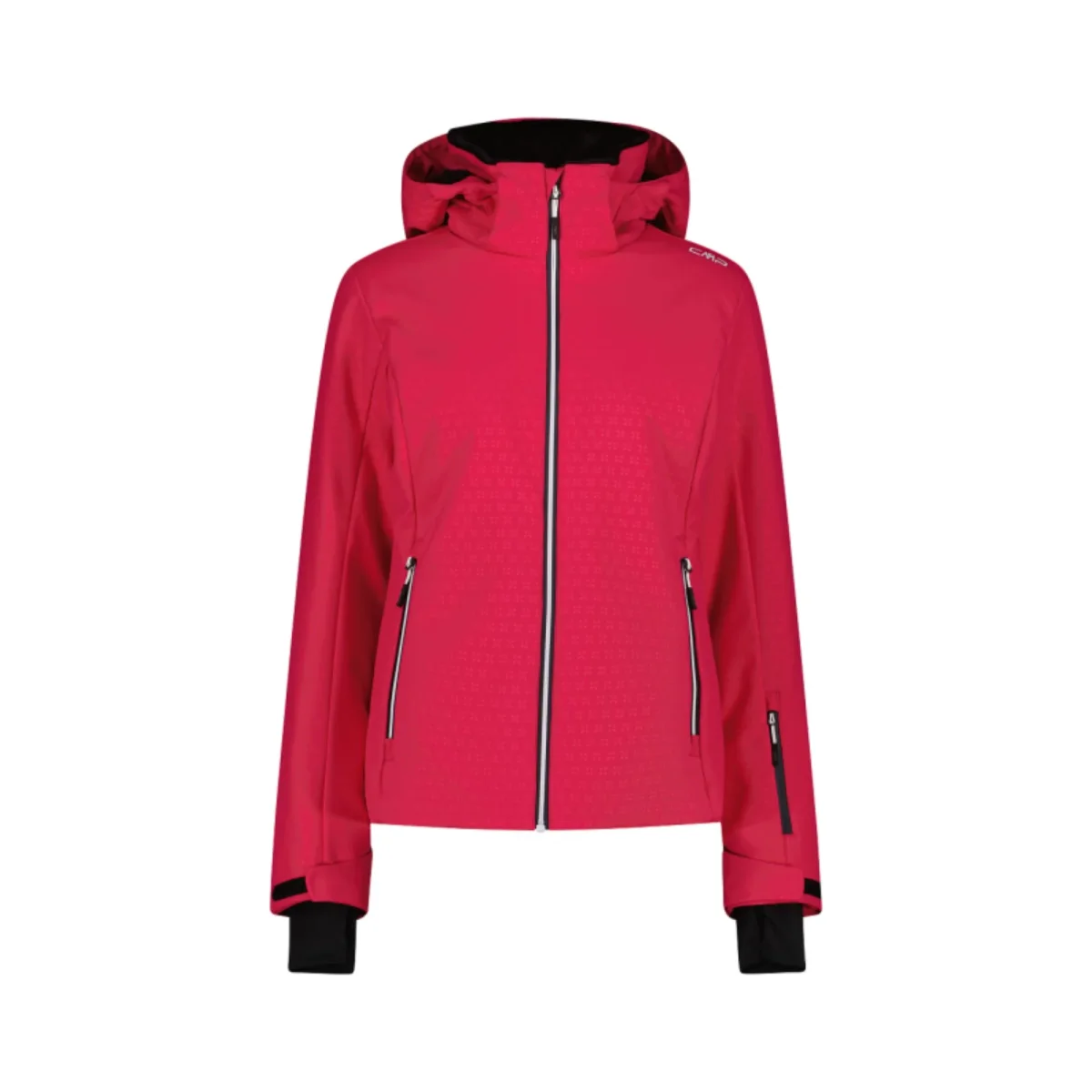 CMP Giacca Sci Donna Zip Hood Cappuccio Eco Pelliccia Rosa - immagine 2