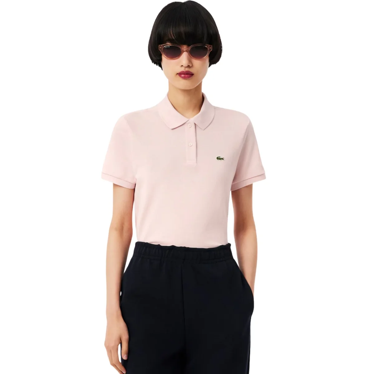 LACOSTE Polo Donna Regular Fit Petit Piqué Morbido - immagine 4