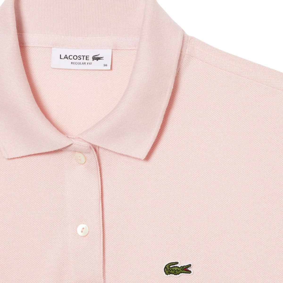LACOSTE Polo Donna Regular Fit Petit Piqué Morbido - immagine 3