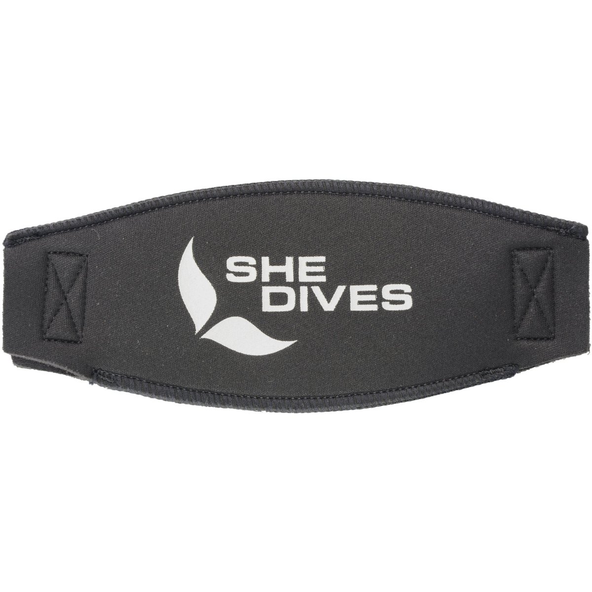 CINTURINO MASCHERA IN NEOPRENE APERTO NERO/GRIGIO - immagine 2