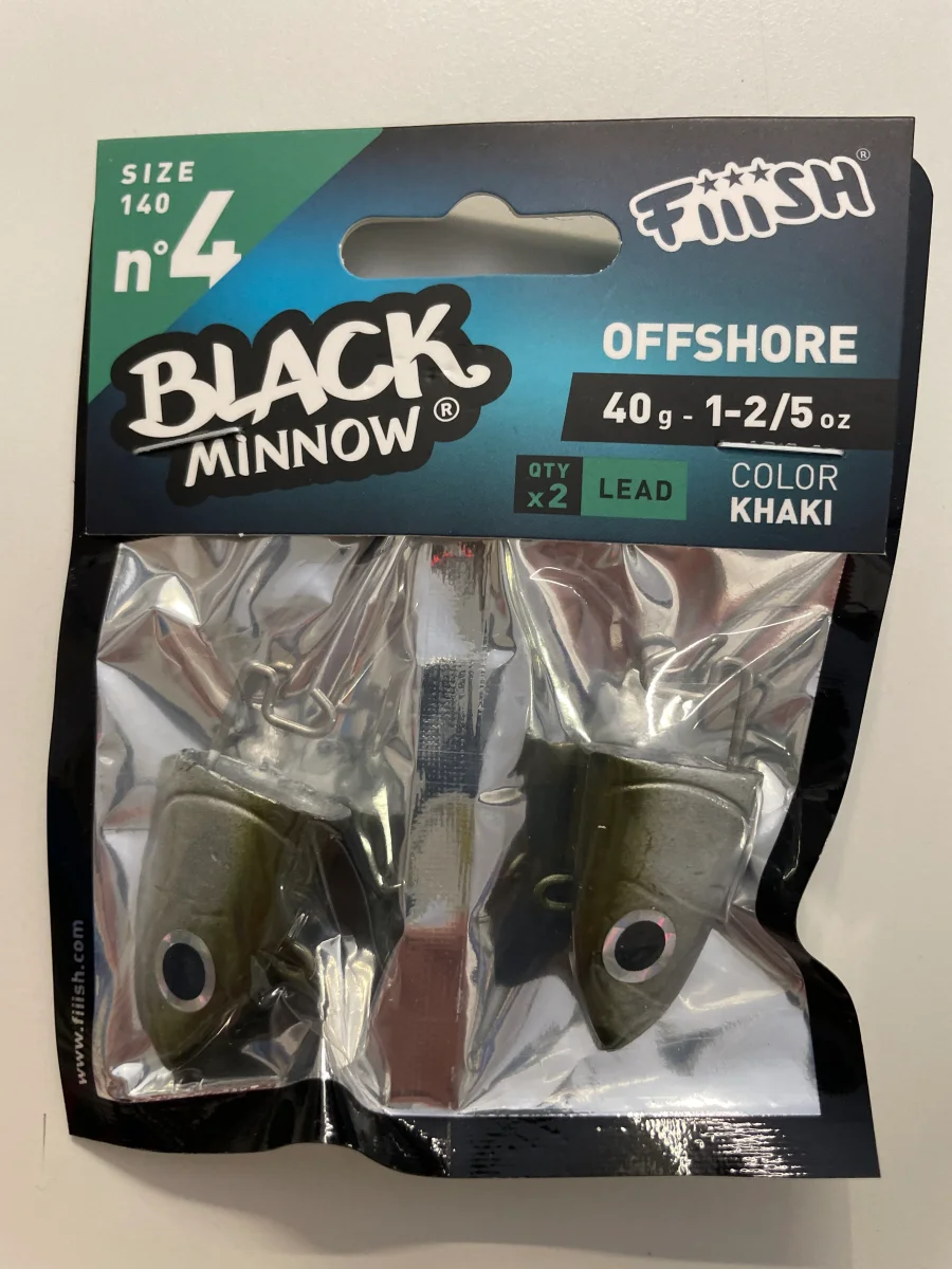 Fiiish Lead Black Minnow Size 4 - immagine 4
