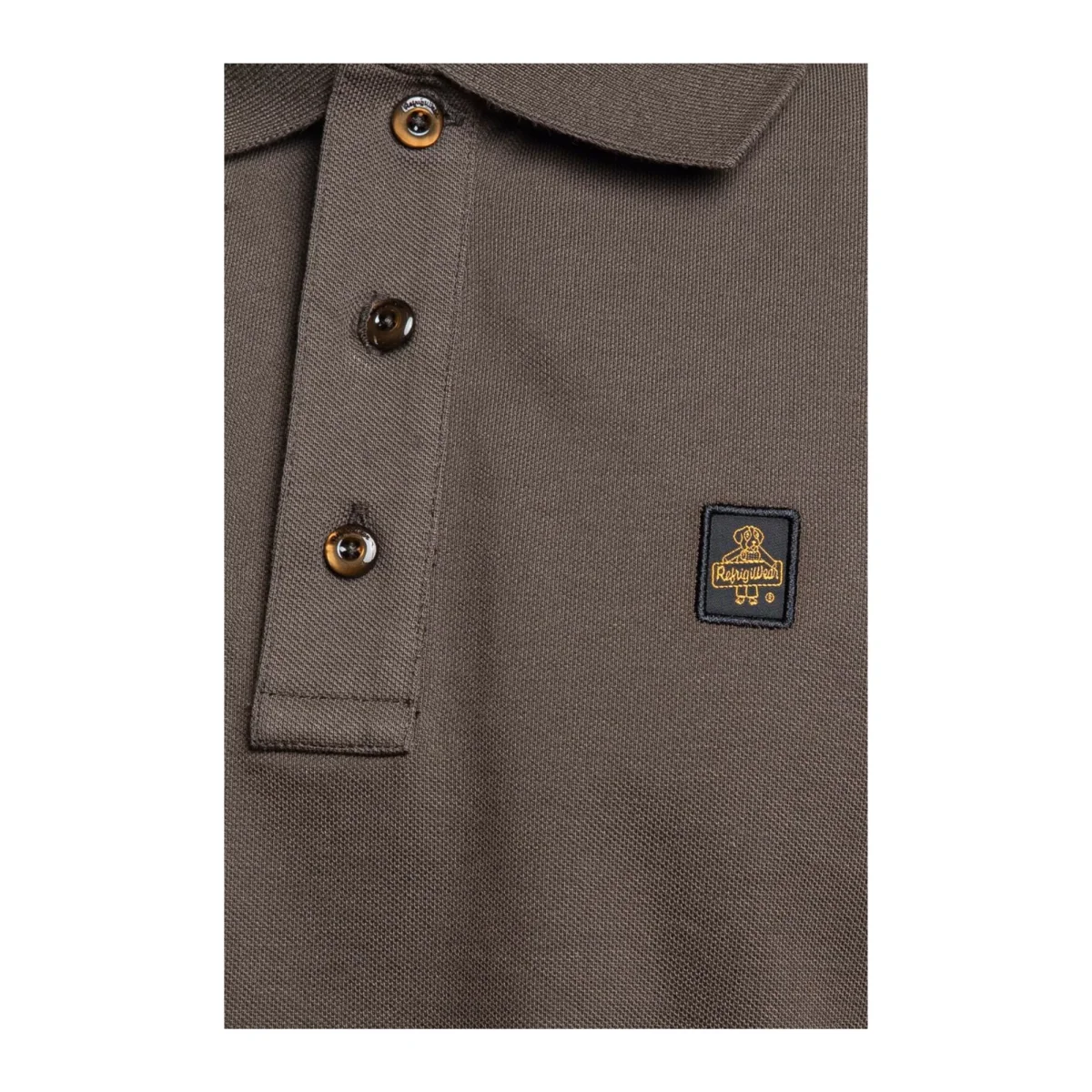 Polo Uomo Kurt Marrone tre bottoni - immagine 3