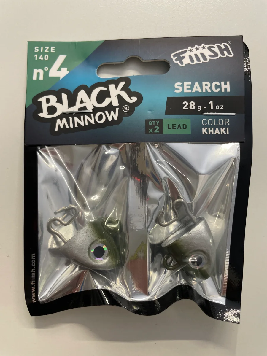 Fiiish Lead Black Minnow Size 4 - immagine 3