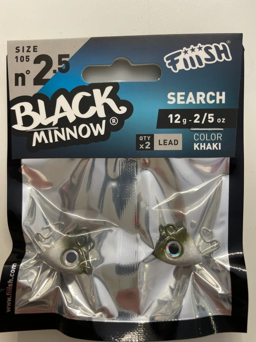 Fiiish Lead Search Black Minnow Size 2.5 - immagine 2