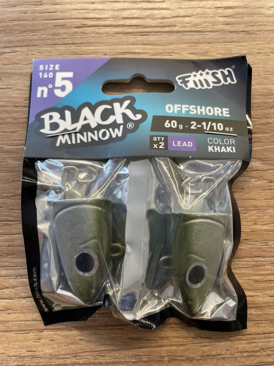 Fiiish Lead Black Minnow Size 5 - immagine 2