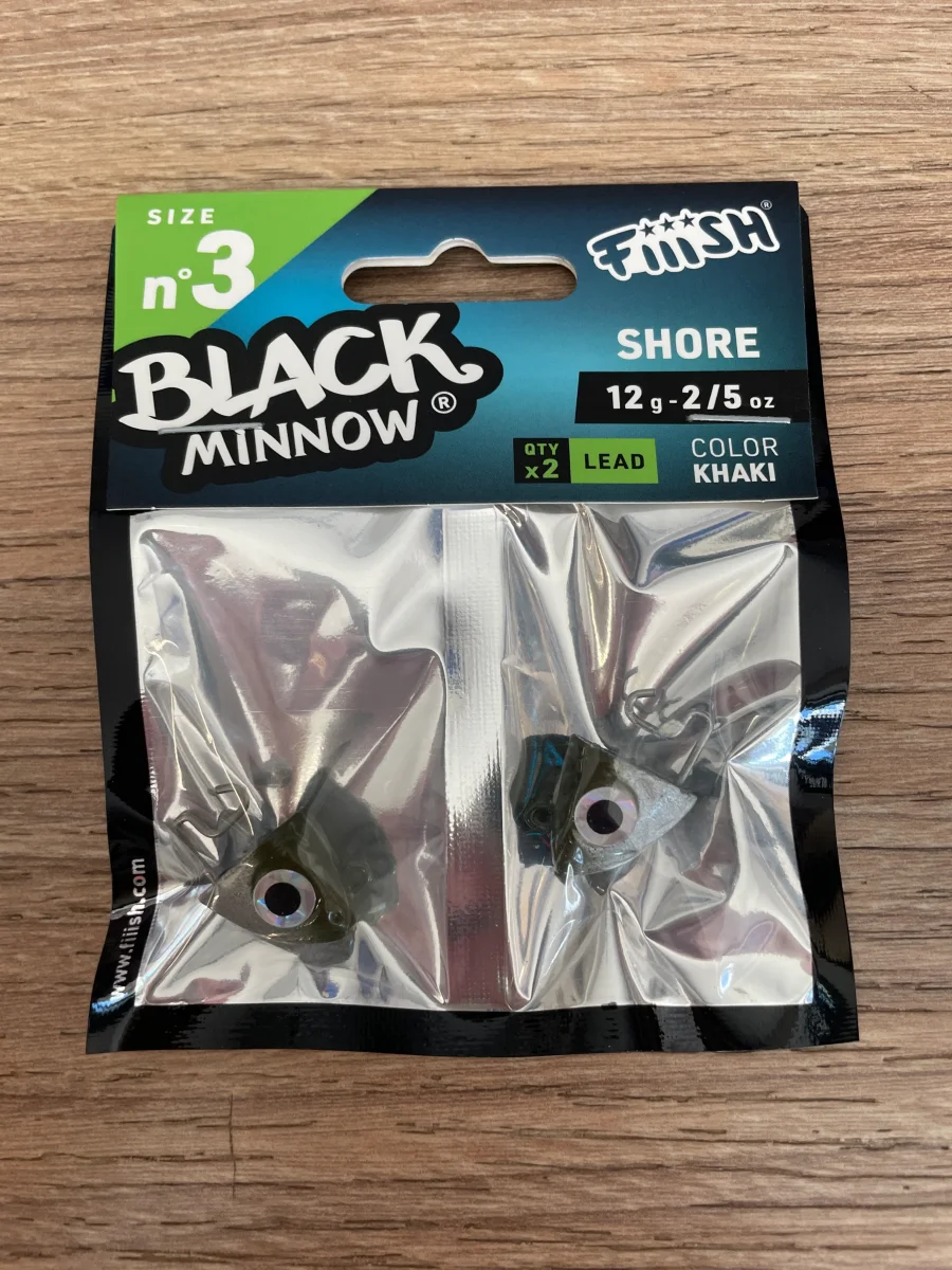 Fiiish Lead Black Minnow Size 3 - immagine 3