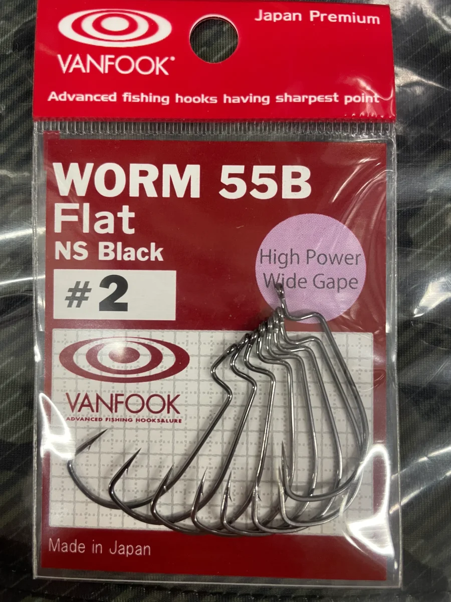 Vanfook Worm 55B Flat Hook - immagine 3