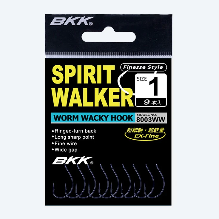 BKK Spirit Walker Worm Wacky Hook - immagine 2