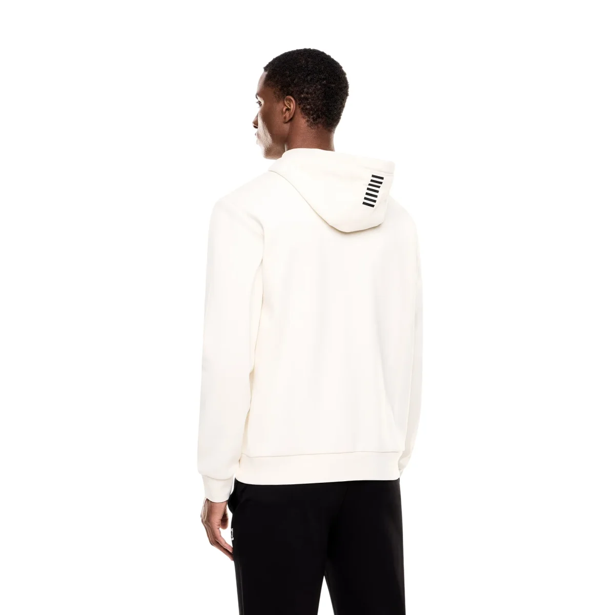 Felpa Uomo con full zip Bianco - immagine 3