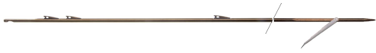 ASTA/SHAFT CAPTURE MONO ALETTA 6,25 mm 130 cm - immagine 2