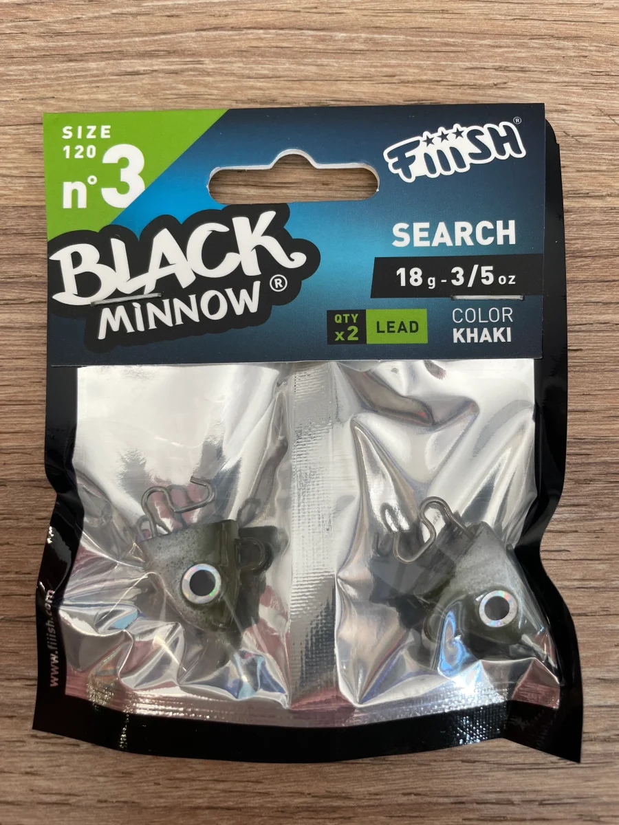 Fiiish Lead Black Minnow Size 3 - immagine 2