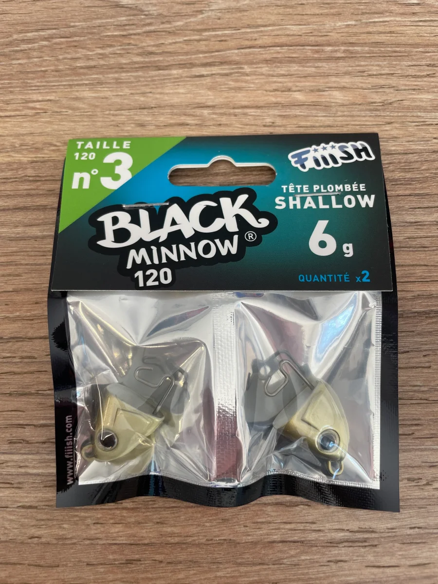 Fiiish Lead Black Minnow Size 3 - immagine 4