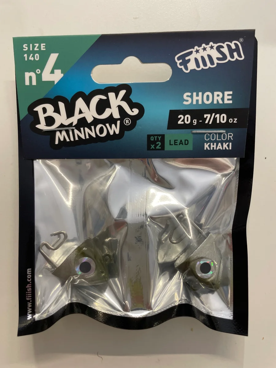 Fiiish Lead Black Minnow Size 4 - immagine 2