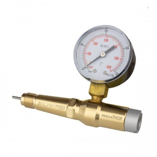 MANOMETRO CON VALVOLA DI RICARA INTEGRATA PER FUCILE PREDATHOR - immagine 2