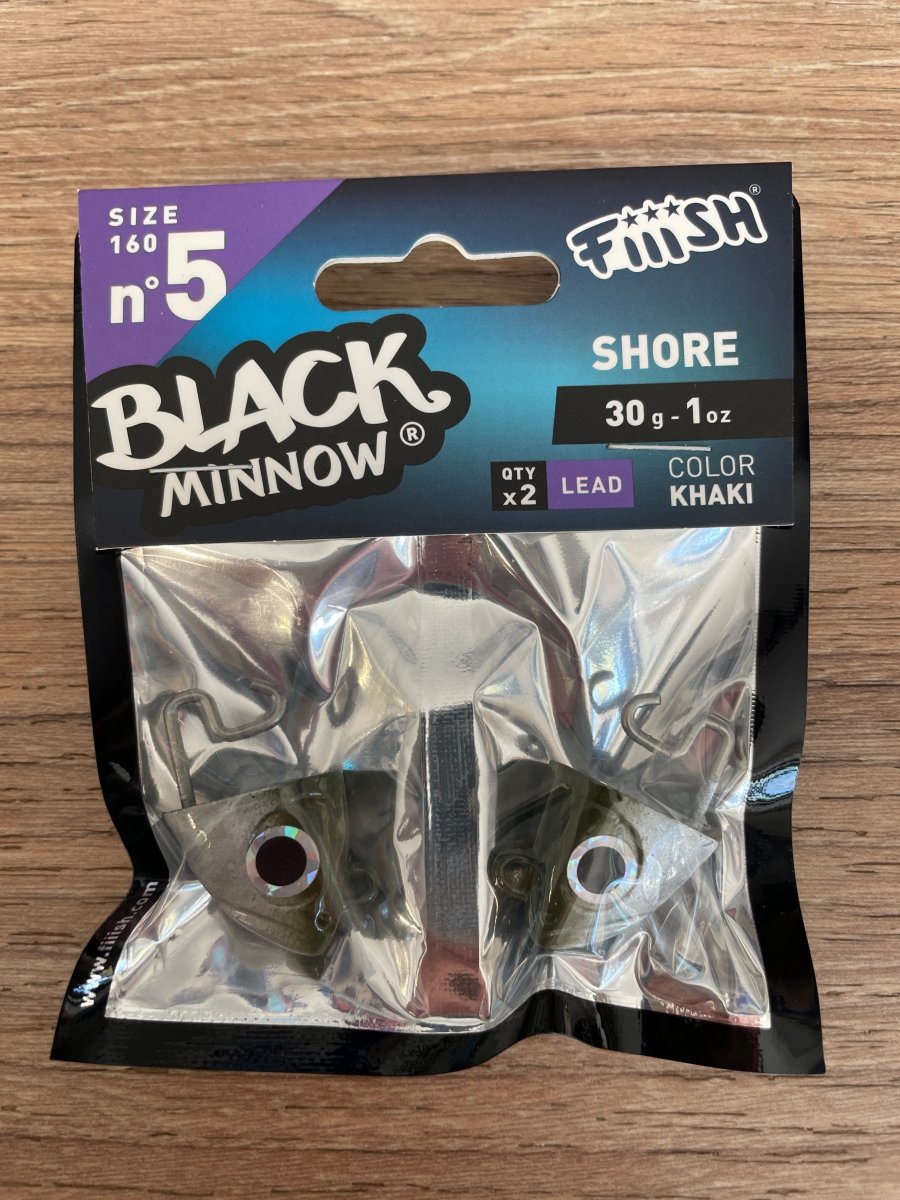 Fiiish Lead Black Minnow Size 5 - immagine 3