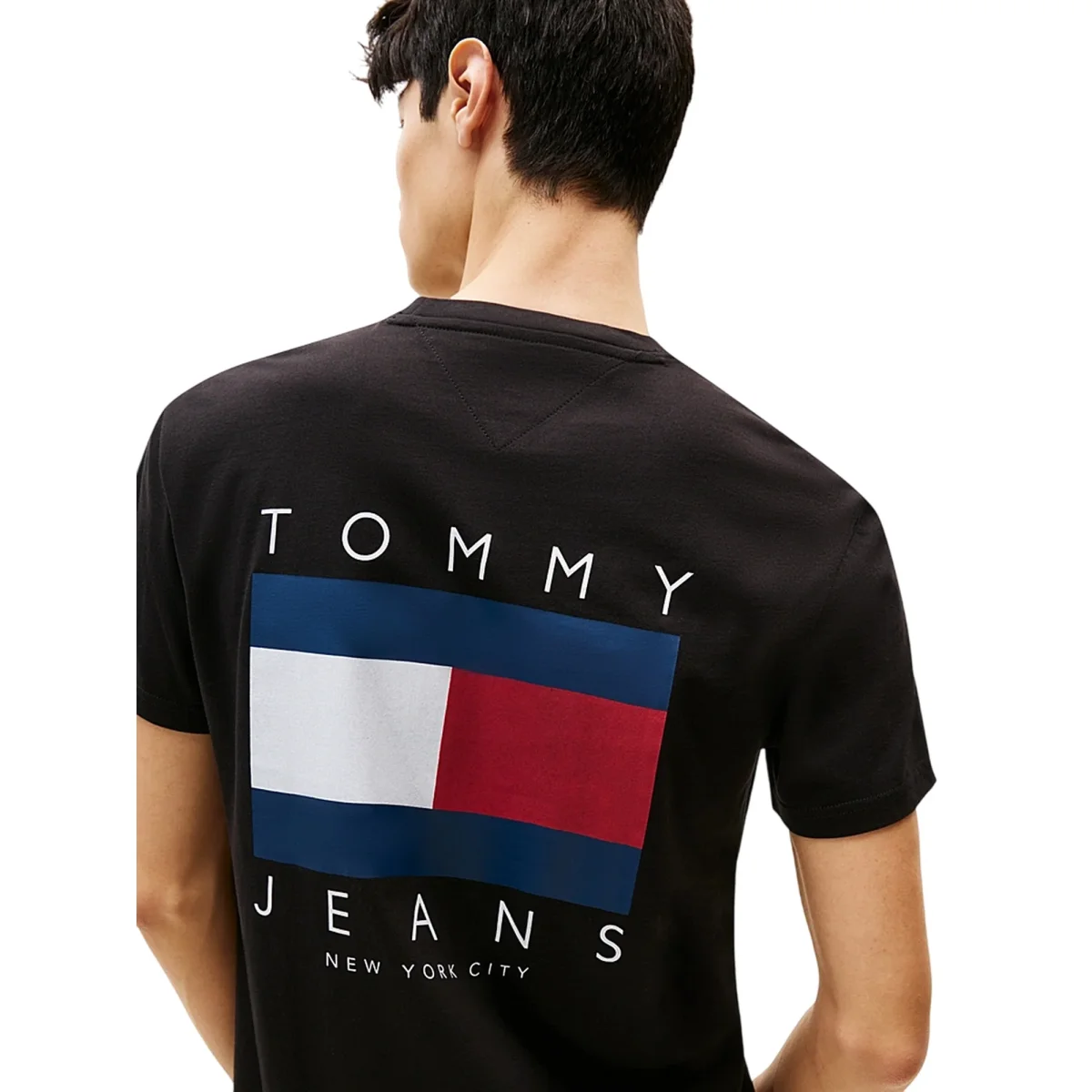 T-shirt Uomo Nera Flag posteriore - immagine 4