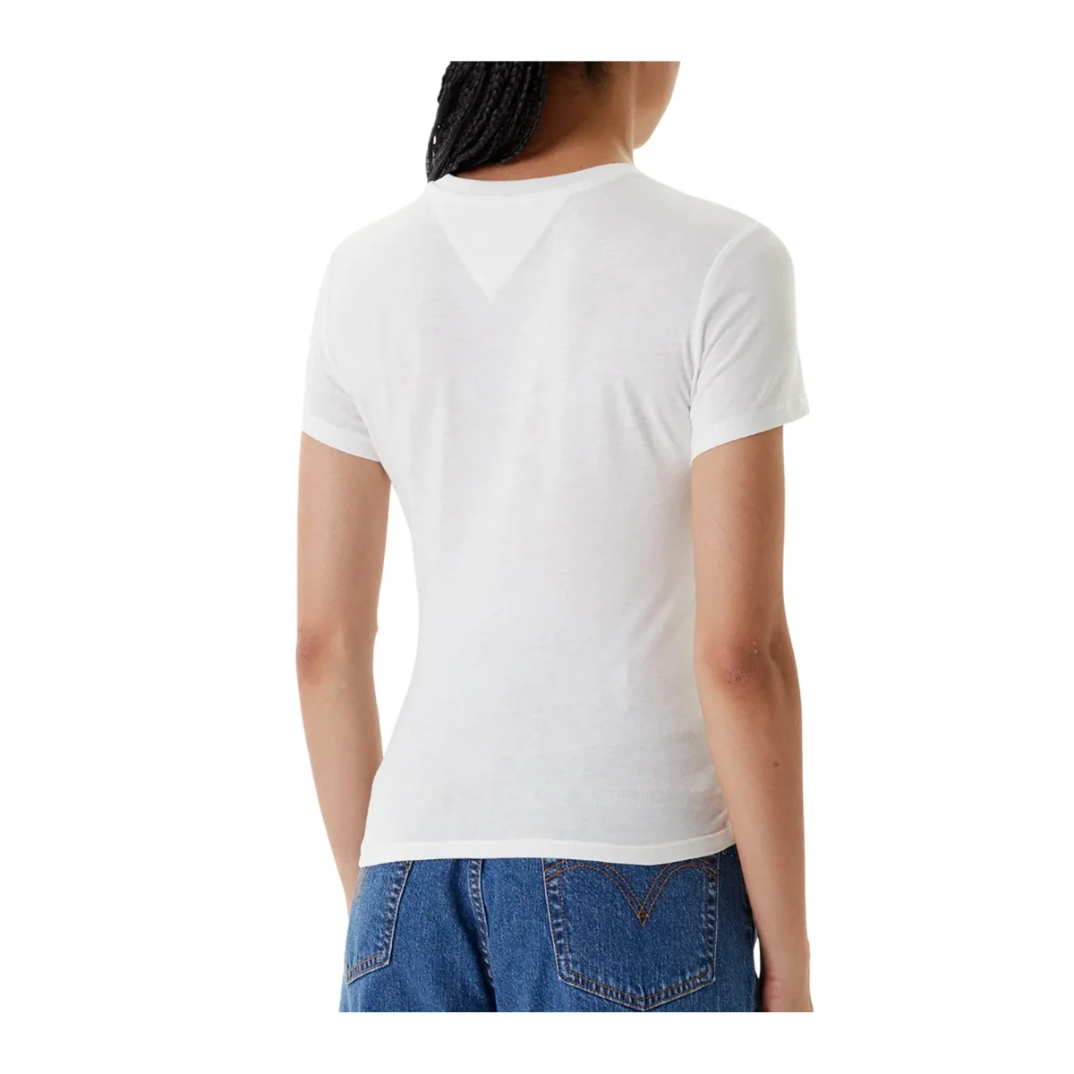 T-shirt Donna Bianca Essential extra slim - immagine 3