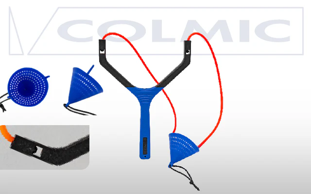 Fionda Colmic Spectra Hollow Pouch 47mm Elastico 3mm - immagine 2