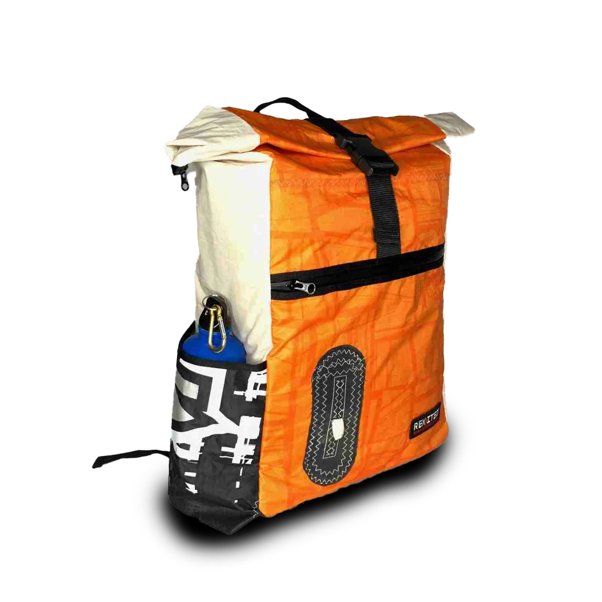 FRONTROLL_3616 Zaino rolltop in vela da kite riciclata - immagine 2