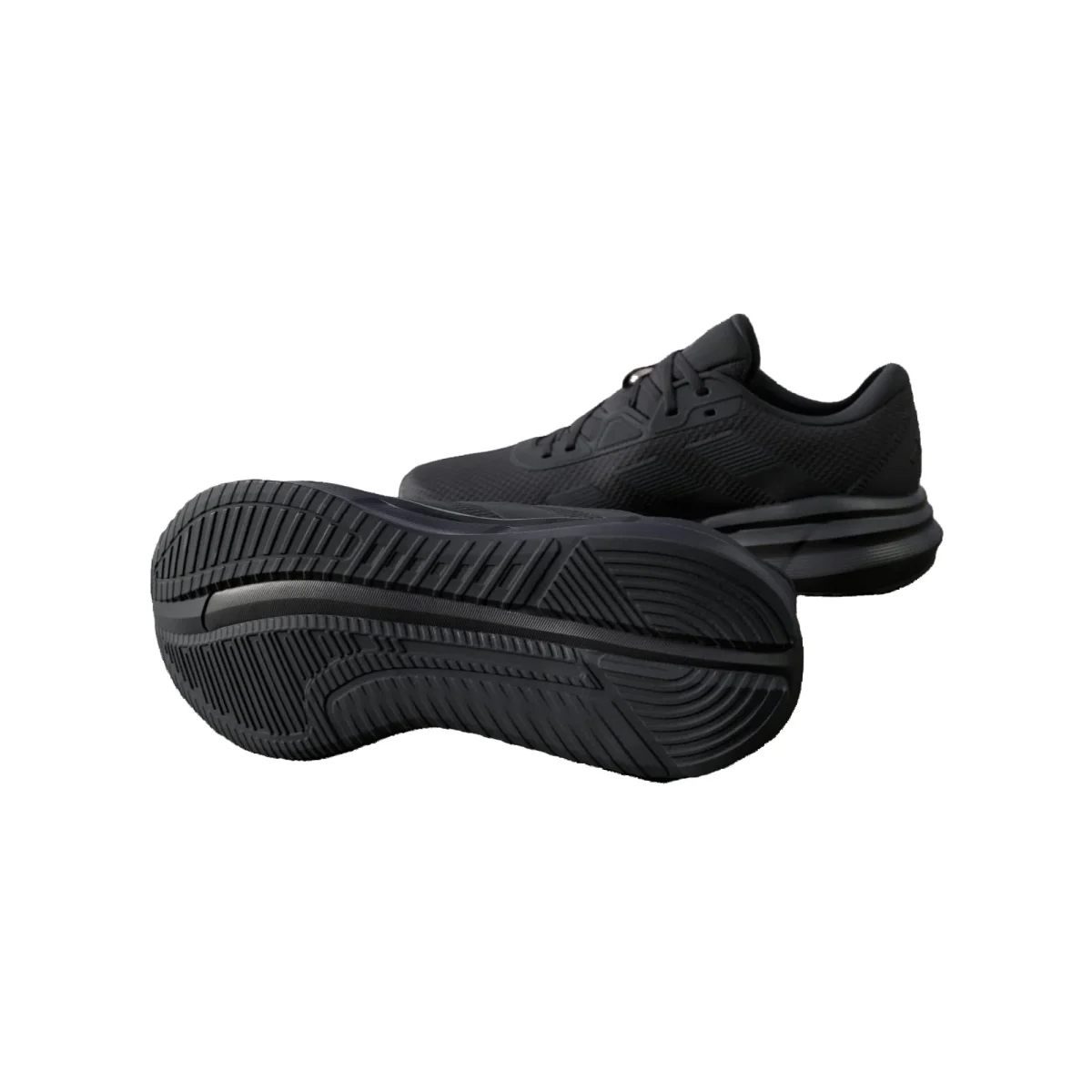 Scarpa Running Uomo tinta unita nera - immagine 5