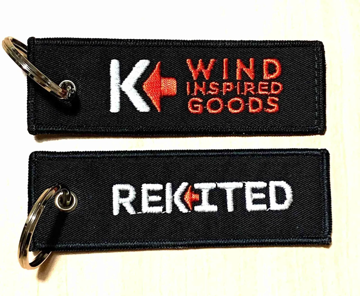 Portachiavi ricamato REKITED WIND INSPIRED GOODS - immagine 2