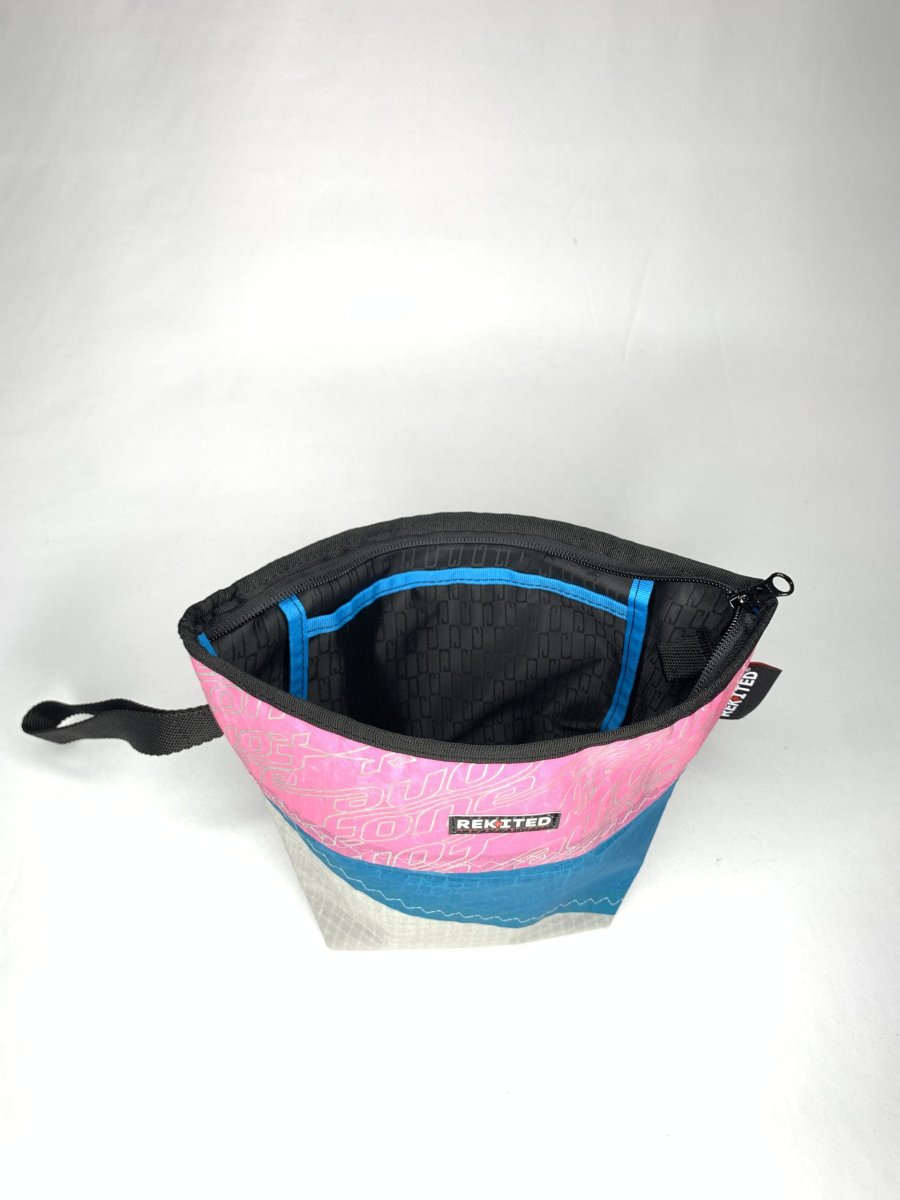 HANDLEPASS_8527 Pochette da polso in vela da kite riciclata - immagine 4