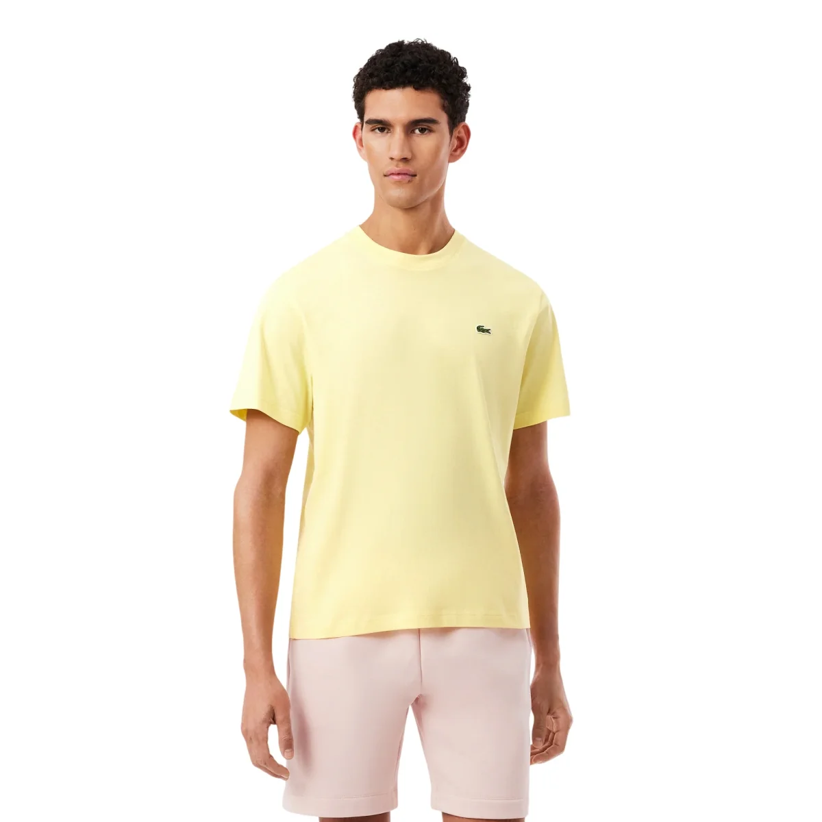 T-shirt gialla 100% cotone - immagine 4