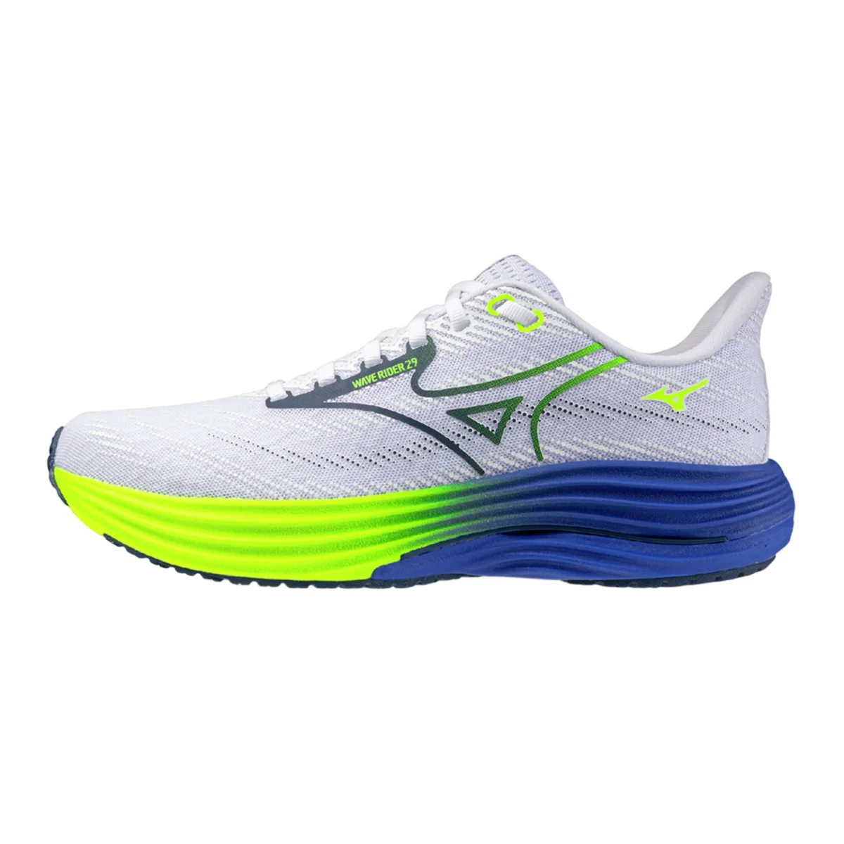 Scarpa uomo da running bianca Wave Rider 29 - immagine 2