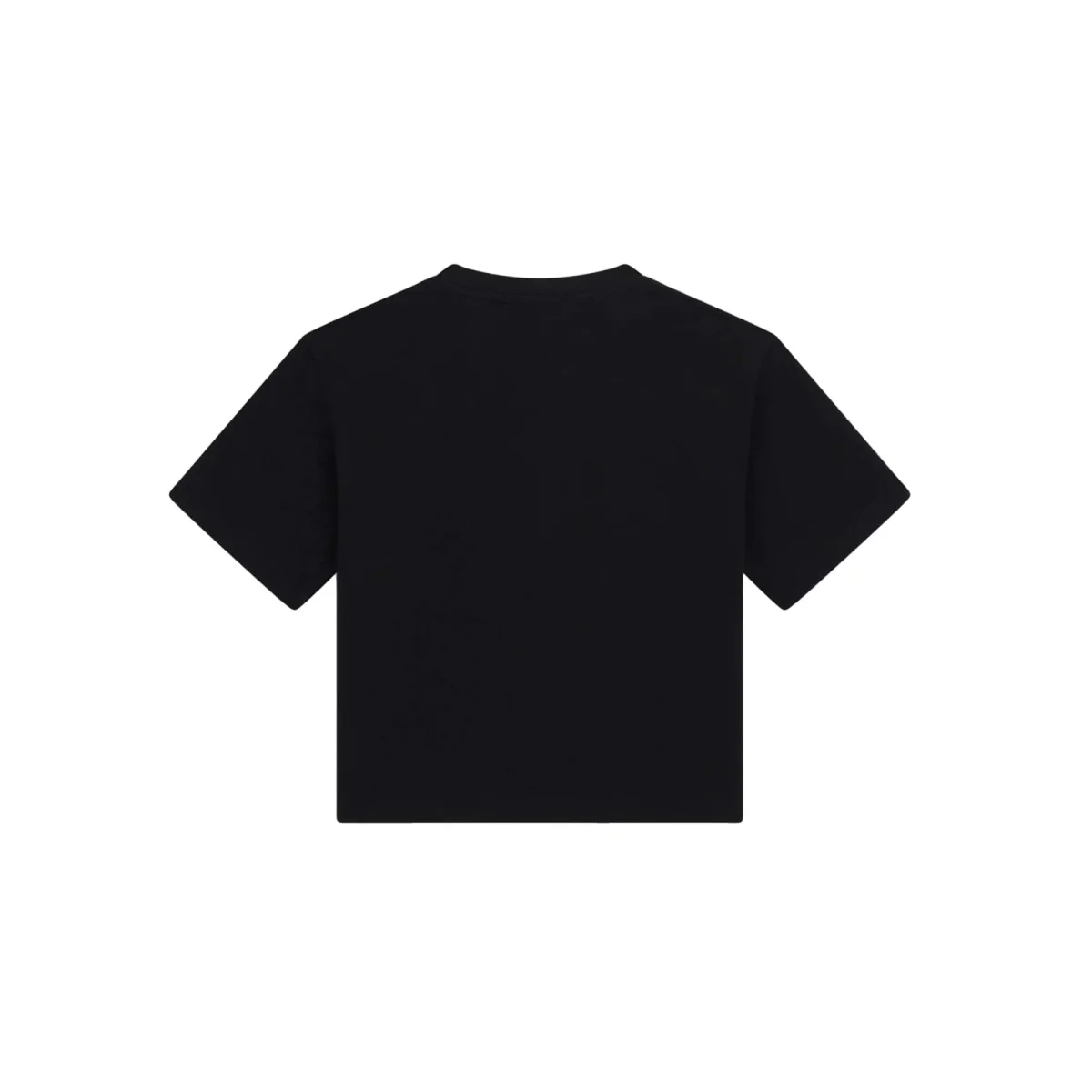 T-shirt nera Bambina con stella con strass - immagine 3