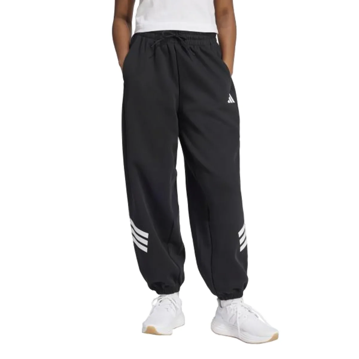 ADIDAS Pantaloni Tuta Future Icons Neri Comfort - immagine 3