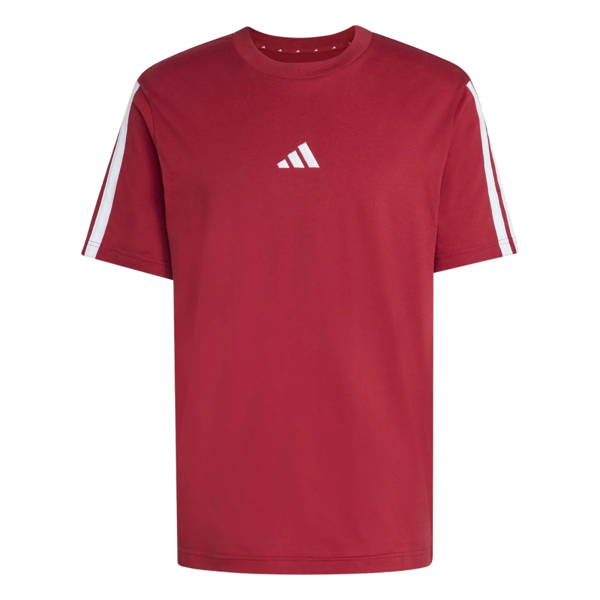 T-shirt Uomo Essentials 3Stripes rossa - immagine 3
