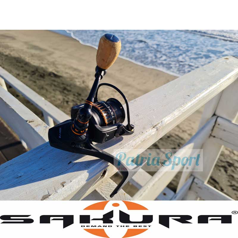Mulinello Sakura Tsubaki 1007 FD per la pesca a Spinning - immagine 4