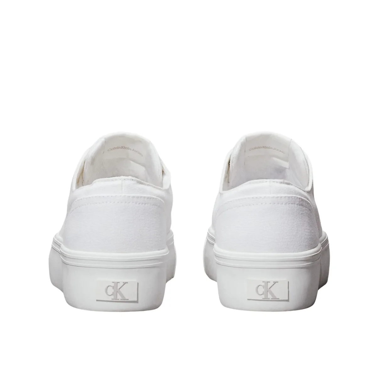 CALVIN KLEIN Sneaker in tela con plateau e logo - immagine 6