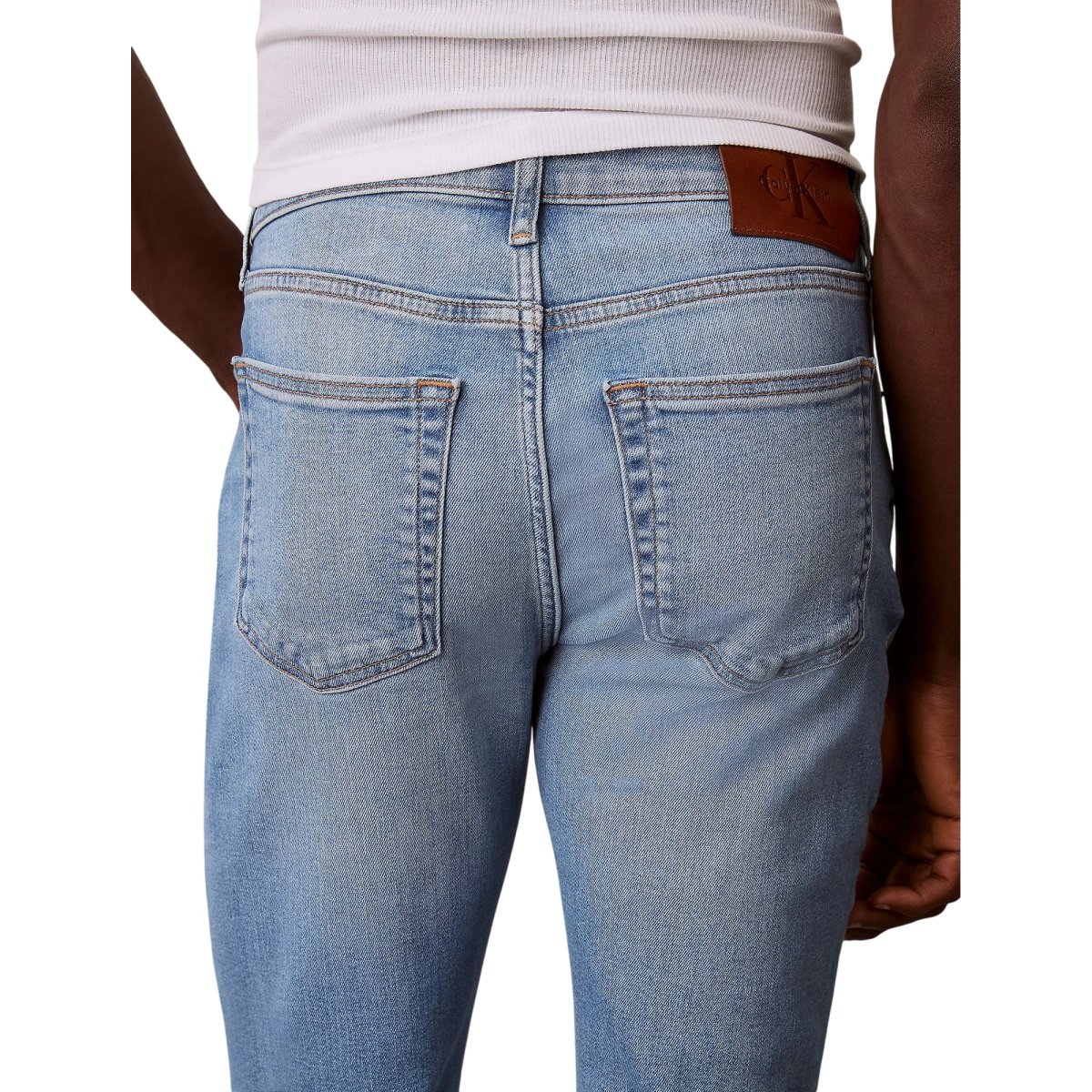 Jeans chiaro Uomo affusolato slim - immagine 3