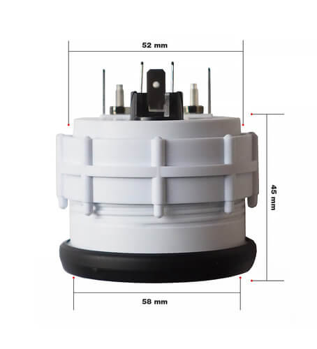 Termometro Temperatura Acqua Black line - immagine 3