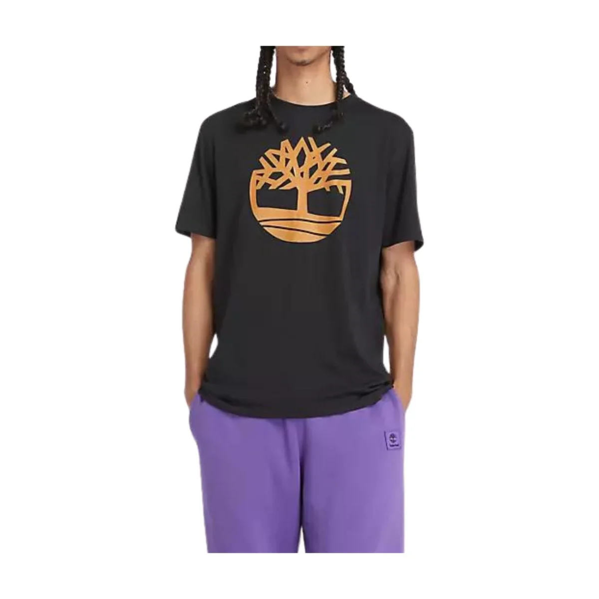 T-shirt Uomo Nera Logo Albero Kennebec River - immagine 3