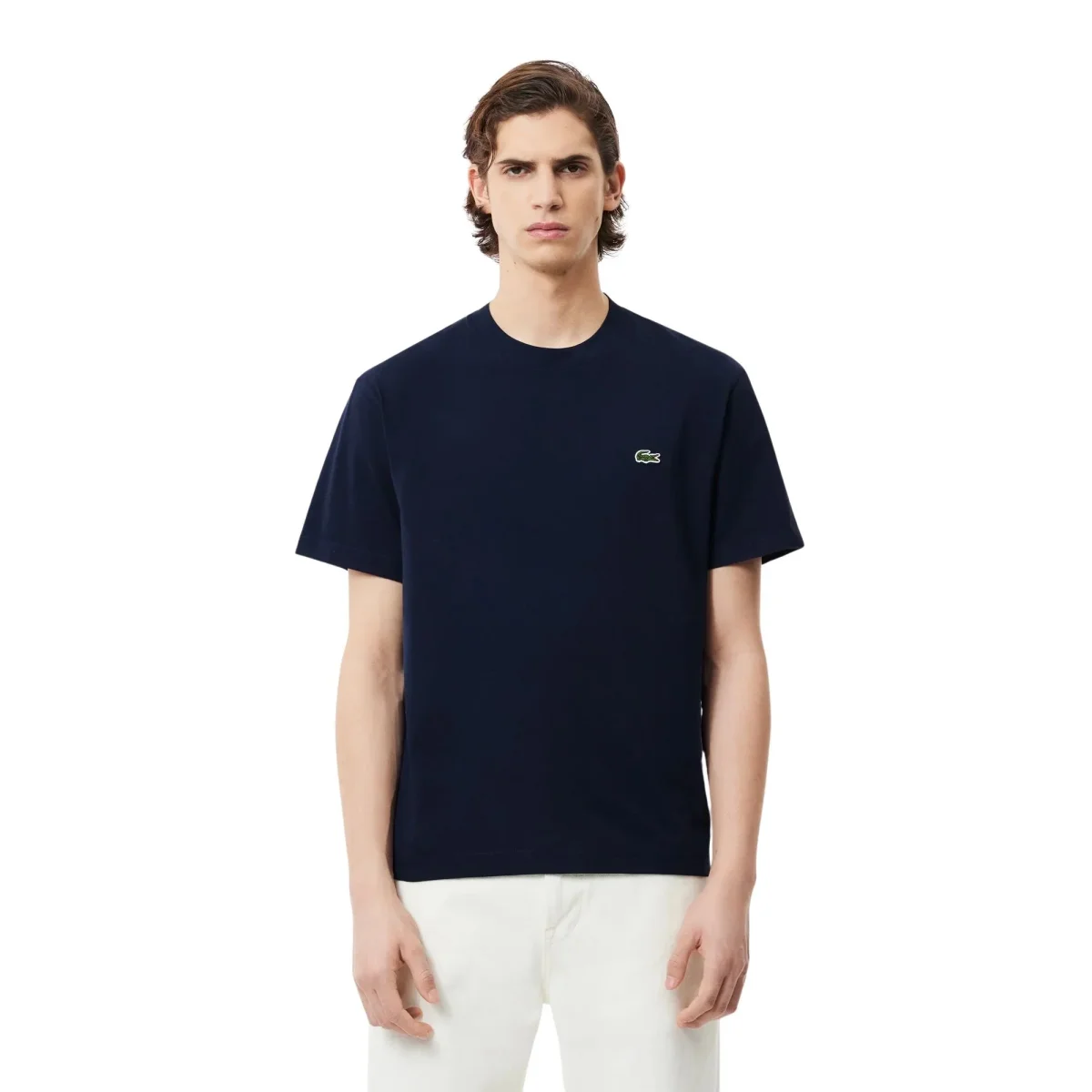 T-shirt Uomo Classic fit tinta unita navy - immagine 3