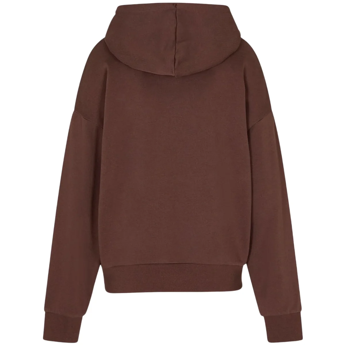 Felpa Donna over marrone con logo dorato - immagine 3