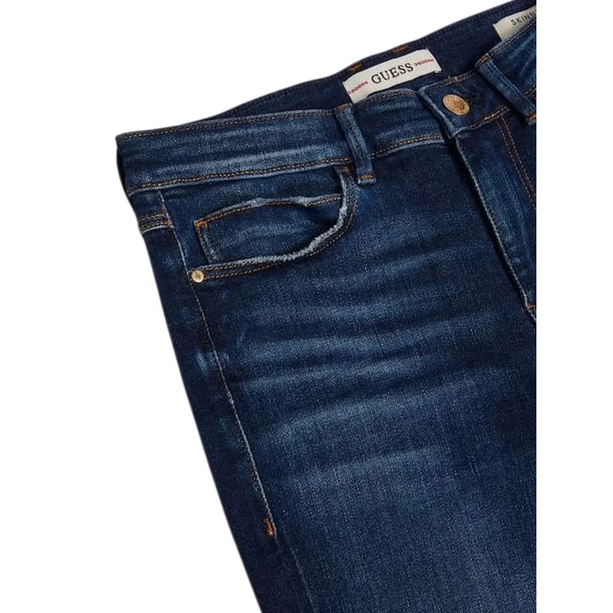 Jeans Donna skinny a vita alta Blu - immagine 5