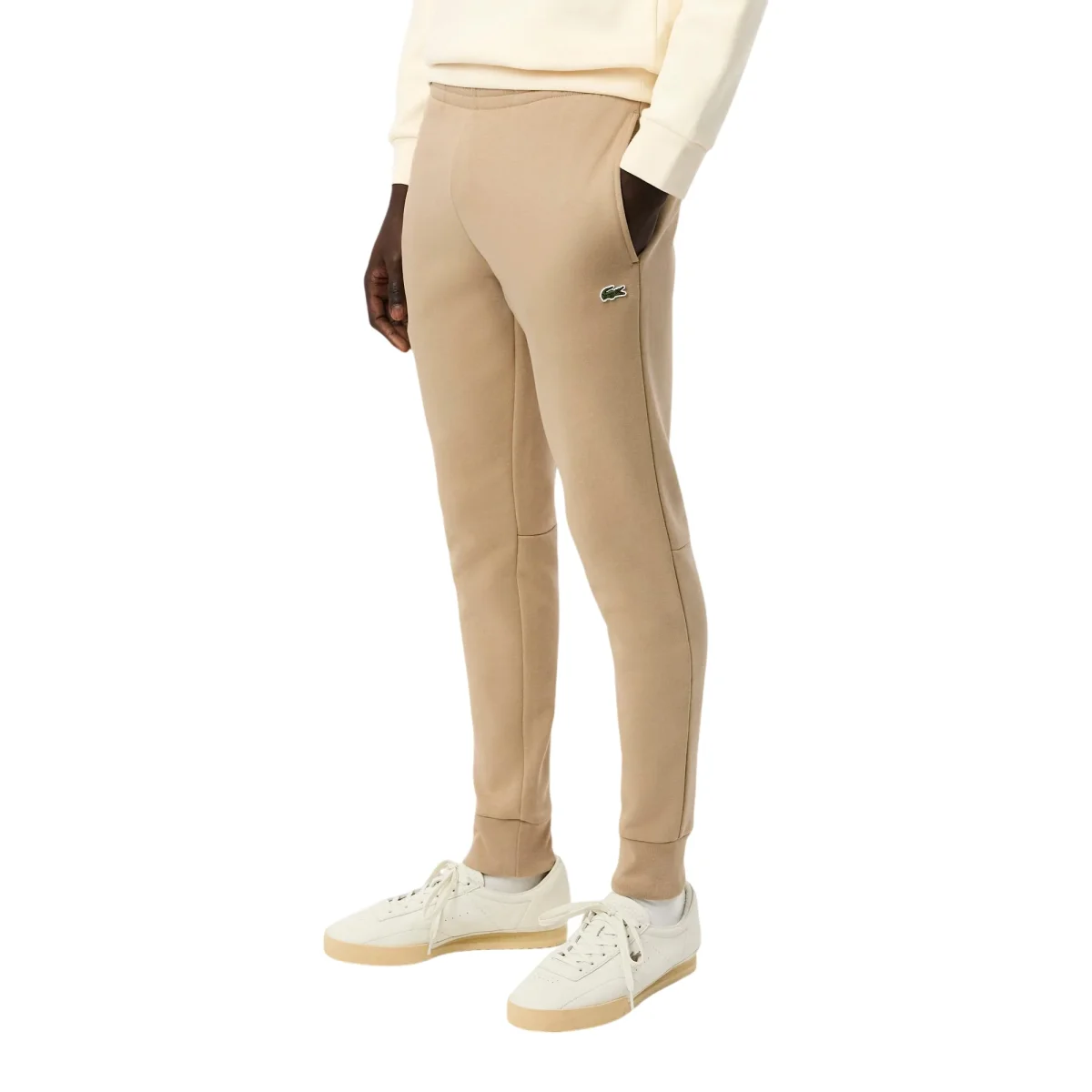 Pantalone Uomo con polsino e logo Beige - immagine 3