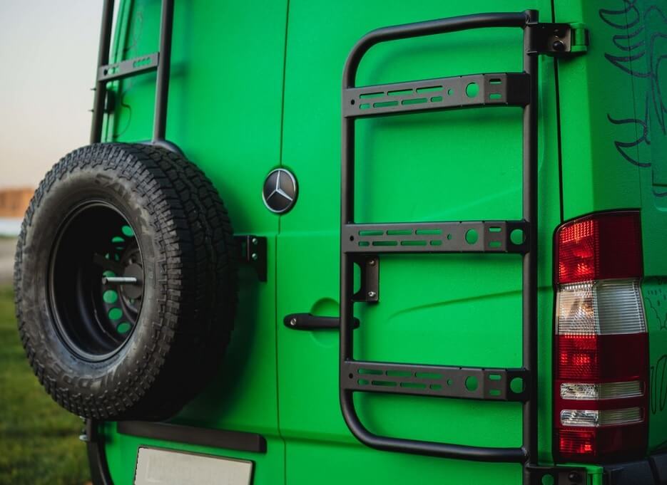 Cancello Posteriore Ruota Scorta Sinistro Mercedes Sprinter - immagine 2